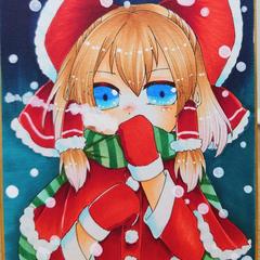 クリスマス絵（アナログ）