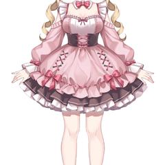 live2D用パーツ分けイラスト