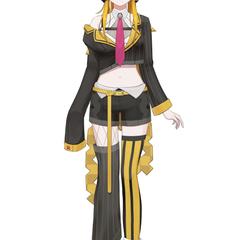 オリジナルキャラクター　パーツ分けイラスト