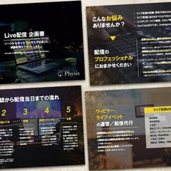 ライブ配信事業のサービス紹介資料