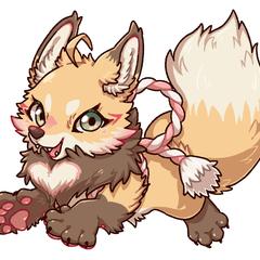 VTuberのケモノさんの1枚イラスト