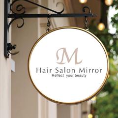 Hair Salon Mirrorさま　　ロゴデザイン