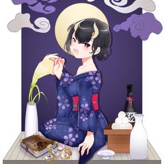 Vtuber「魔仁未知瑠」グッズ用イラスト