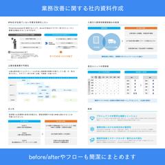 業務改善に関する社内資料作成