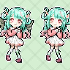 ドット絵(立ち絵) 唄花なづはさま