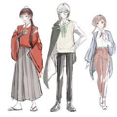 イラスト提出時のラフイメージ
