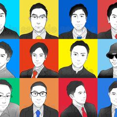 ここなら株式会社の似顔絵制作