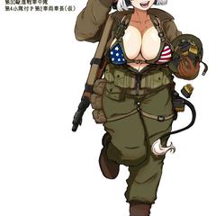 オリジナルキャラクター　マチーネ・ハイランド立ち絵