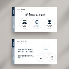 SaaS事業者向け サービス特徴＆機能紹介プレゼン資料制作