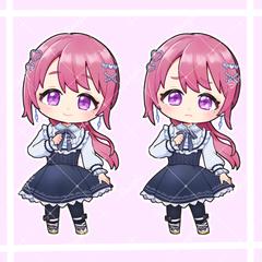 髑髏まり子様ご依頼／配信用キャライラスト