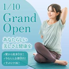 架空ヨガスタジオの集客バナー