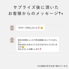 プロポーズ前のサプライズ動画