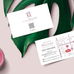 ショップカードデザイン　美容室＆リラクゼーション