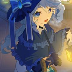 「原神」フリーナ　ハロウィンイラストの制作