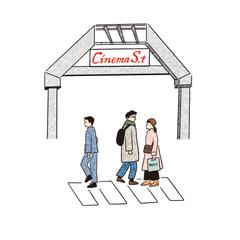  商店街紹介冊子イラスト