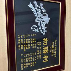 記念額制作