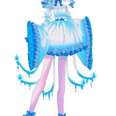 自主制作VTuber用パーツ分けイラスト