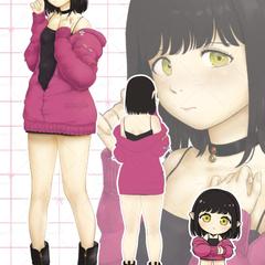 女の子立ち絵/ちびキャラ化