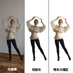 【写真加工】人物写真の透過・加工・修整