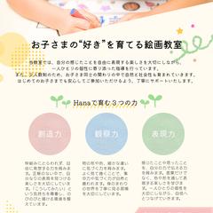 架空絵画教室の広告チラシ