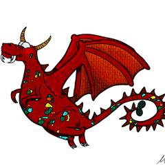 ドラゴン②カラー付き