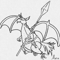 ドラゴンご依頼絵