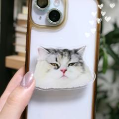 うちの子スマホグリップ