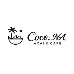文字ロゴ　Coco.NA  ACAI ＆  CAFE  様