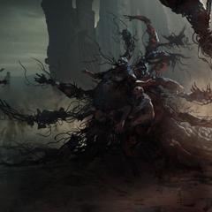 ゲーム開発を想定したクリーチャーのコンセプトアート