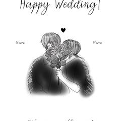 結婚式用　ウェルカムボード