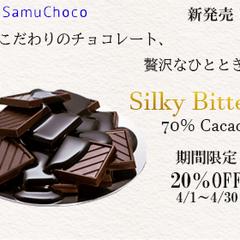 チョコレート商品のフライヤーデザイン