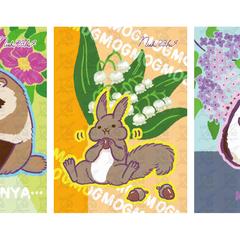 【販売】ハンカチ＆ステッカー展2026 ステッカー3種類
