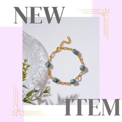 大人可愛いパープルの新商品用テンプレート