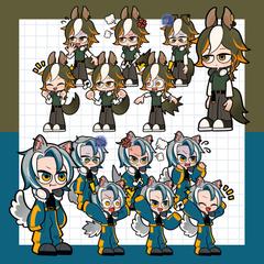 【work】配信用キャラクターデザイン＆イラスト制作