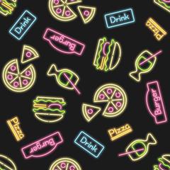 ネオンのテキスタイル