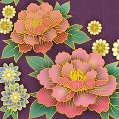 和柄テキスタイル