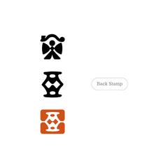 矩須雅陶工房様/バックスタンプ3種類