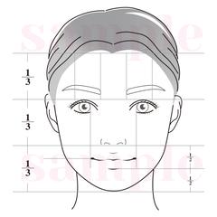 女性黄金比イラスト