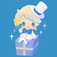 シルクハットの男の子イラスト