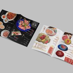 焼肉専門店の店舗メニュー表