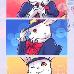 三種の表情アイコン