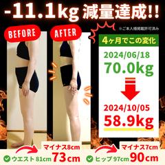 １１．１キロ減量！！※4ヵ月