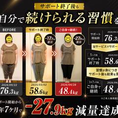 驚異の27.9㎏減量！！※1年7ヵ月で