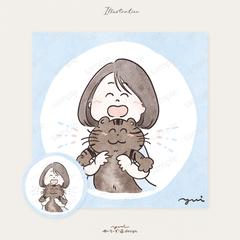 【イラスト】X等各種SNSアイコン用