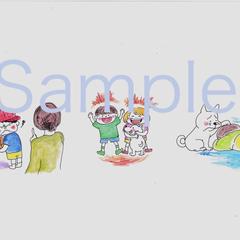 育児系雑誌仮定イラストカット