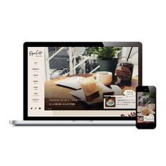 【WordPress】架空カフェのサイト