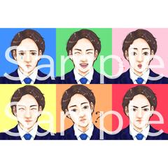 表情別アイコン