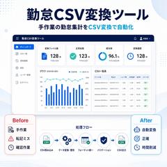 勤怠CSV変換・データ整形ツール