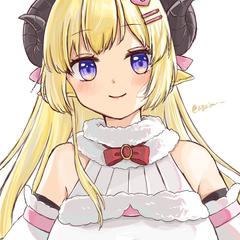 ホロライブ 角巻わためさんのイラスト