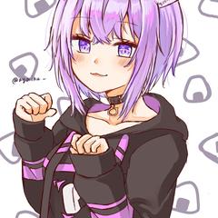 ホロライブ 猫又おかゆさんのイラスト